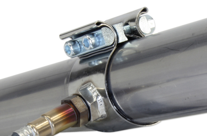 AEM No-Weld O2 Sensor Mount for 2.75-3" Pipe - Easy Wideband UEGO Install - OneFastShop