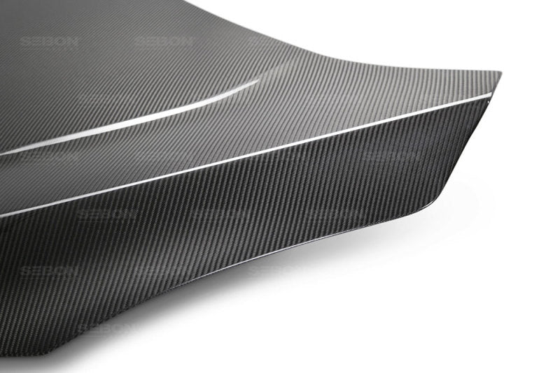 Seibon OEM Style Carbon Fiber Hood for 2016-2017 Honda Civic Coupe/Sedan/Hatchback
