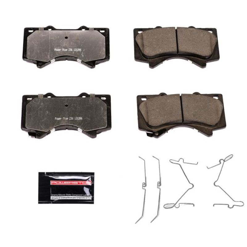 PowerStop Front Z36 Truck & Tow Brake Pads with Hardware for 08-11 Lexus LX570