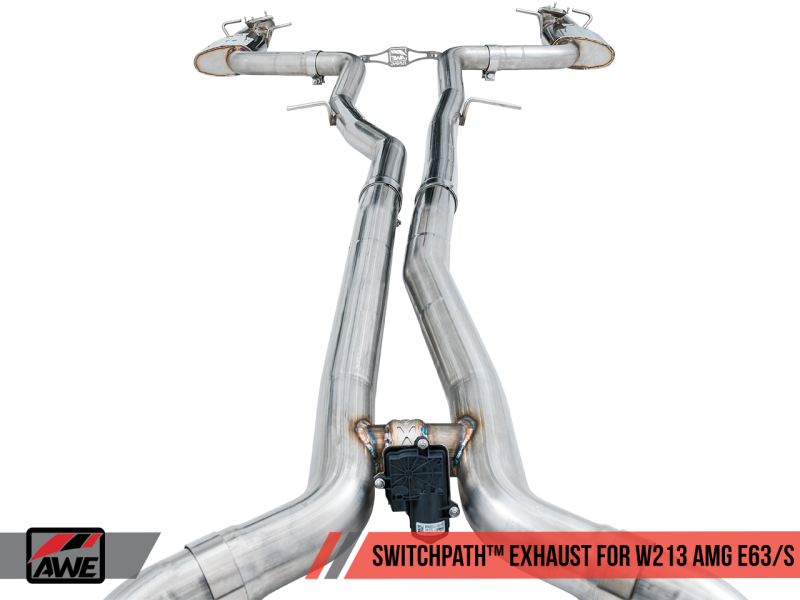 AWE Tuning Mercedes-Benz W213 AMG E63/S Sedan/Wagon SwitchPath Exhaust System - for DPE Cars.