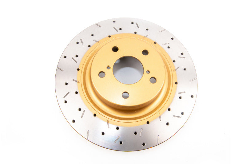 DBA 4000 Series Drilled & Slotted Front Brake Rotor - Subaru Impreza / Forester / BRZ 2001-2022