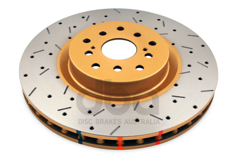 DBA 4000 Series Drilled & Slotted Front Brake Rotor - Subaru Impreza / WRX STI / Toyota 86 2003-2020