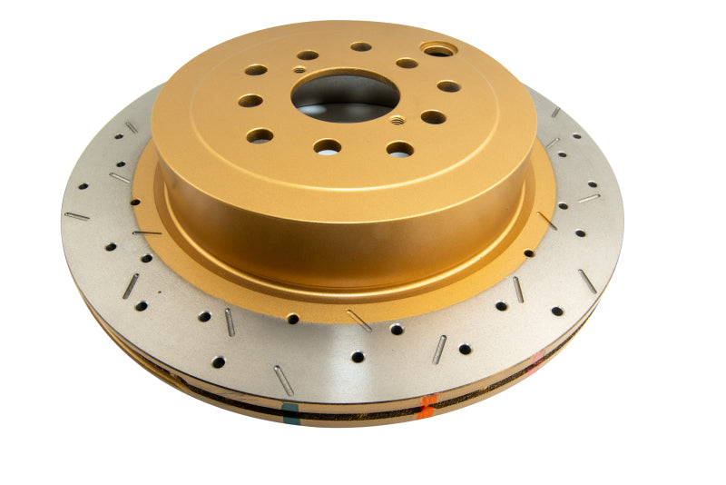 DBA 4000 Series Drilled & Slotted Rear Brake Rotor - Subaru Impreza / WRX STI / Toyota 86 2008-2020
