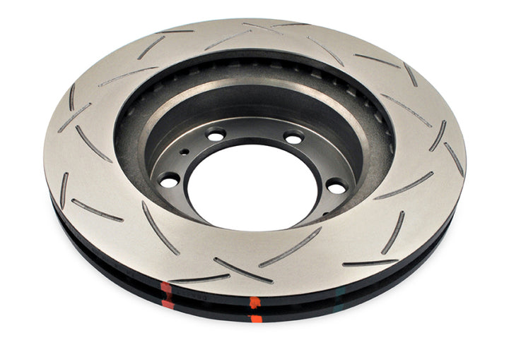 DBA 4000 Series T3 Slotted Brake Rotor Toyota FJ Cruiser Tacoma 4Runner 2003-2018 - Front, view 3