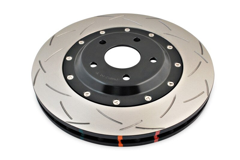 DBA 5000 Series Slotted 2-Piece Front Rotor w/Black Hat - Chevrolet Corvette Z06 2006-2013