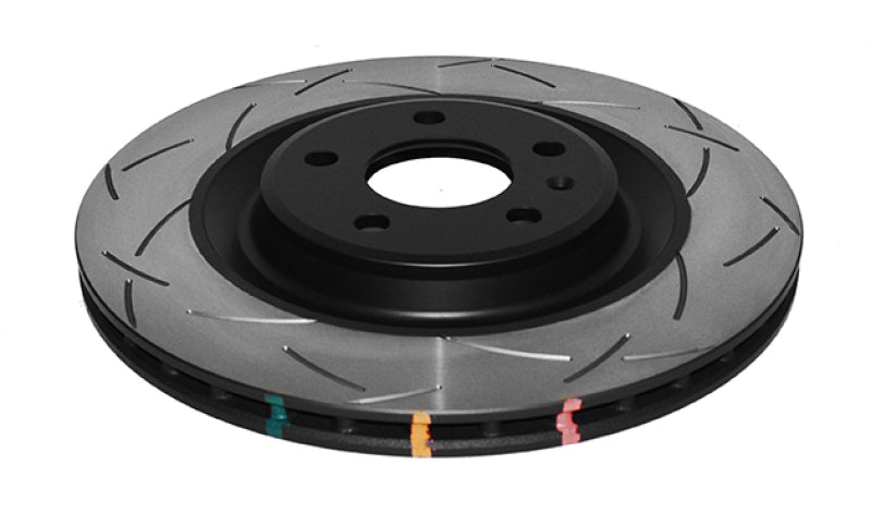 DBA Rear 4000 Series T3 Slotted Brake Rotors - Audi S4, S5, A6, Q5 & Porsche Macan 2010-2020, view 2