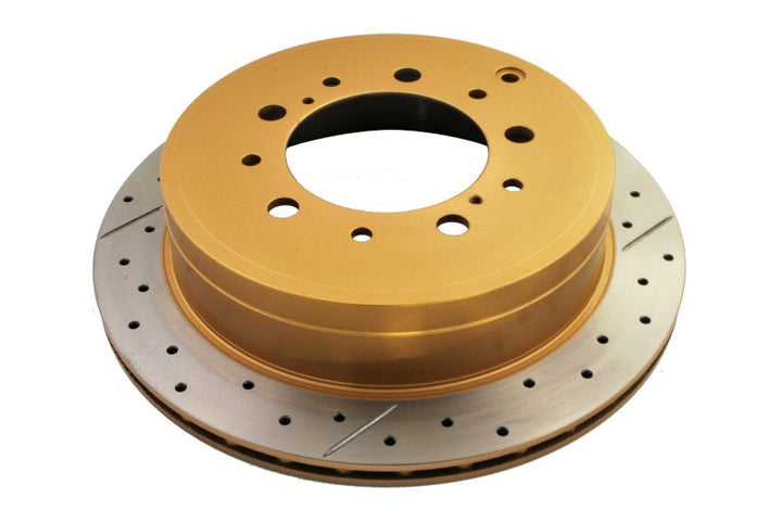 DBA Street Series XGold Rear Drilled & Slotted Rotor - Toyota Tundra / Land Cruiser / Tacoma 2006-2022, view 2