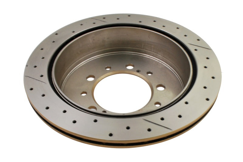 DBA Street Series XGold Rear Drilled & Slotted Rotor - Toyota Tundra / Land Cruiser / Tacoma 2006-2022, view 3