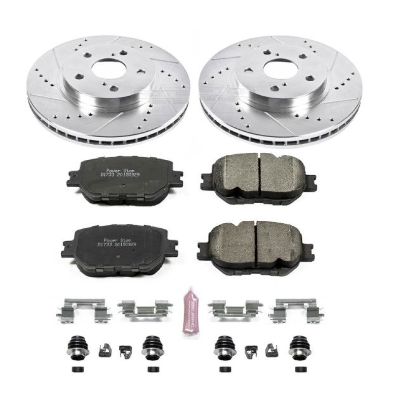 PowerStop Z23 Evolution Sport Front Brake Kit - Lexus IS250 2014-2015