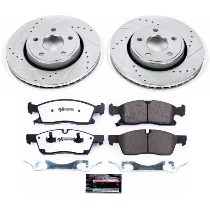 PowerStop Z36 Truck & Tow Front Brake Kit - Dodge Durango / Jeep Grand Cherokee 2011-2020