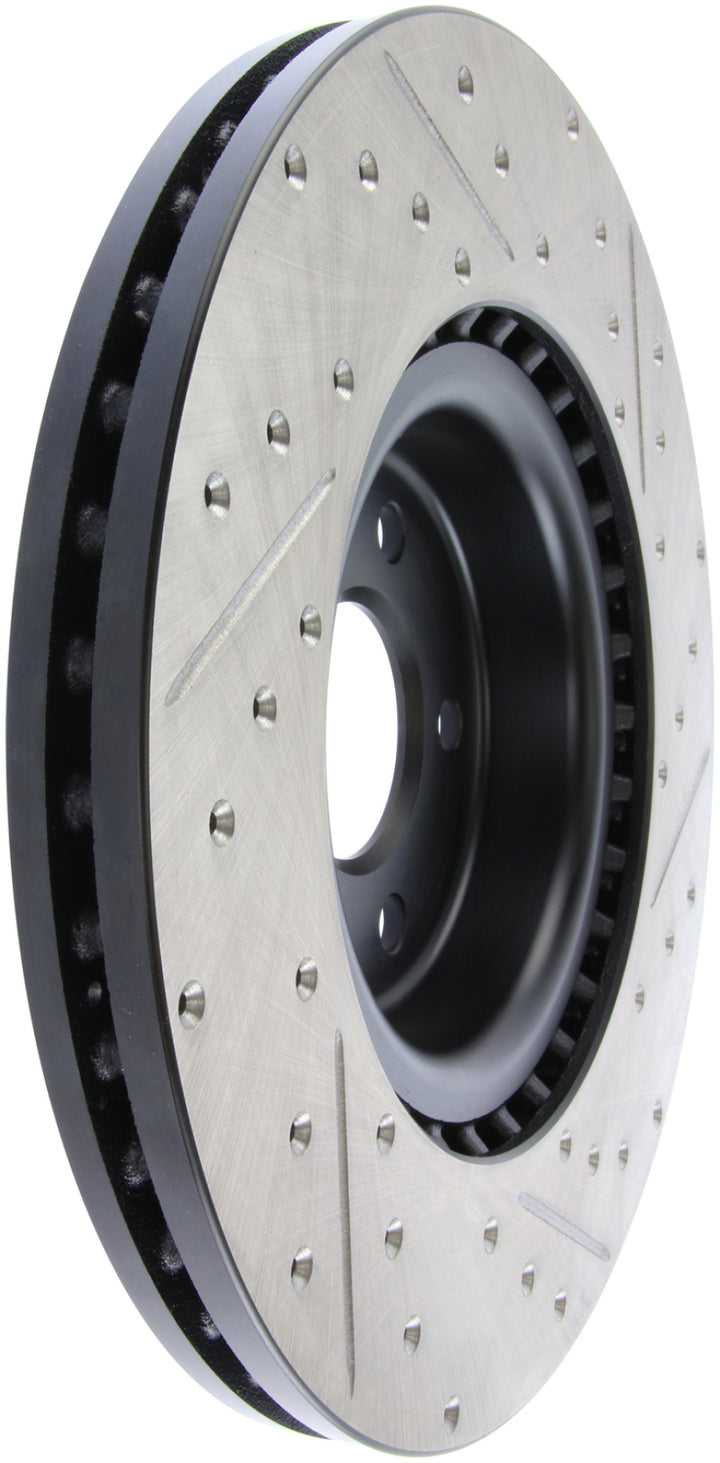 Stoptech Slotted & Drilled Sport Brake Rotor for Audi A5 A6 A7 Q5 Q7 S4 S5 2012-2020 - OneFastShop