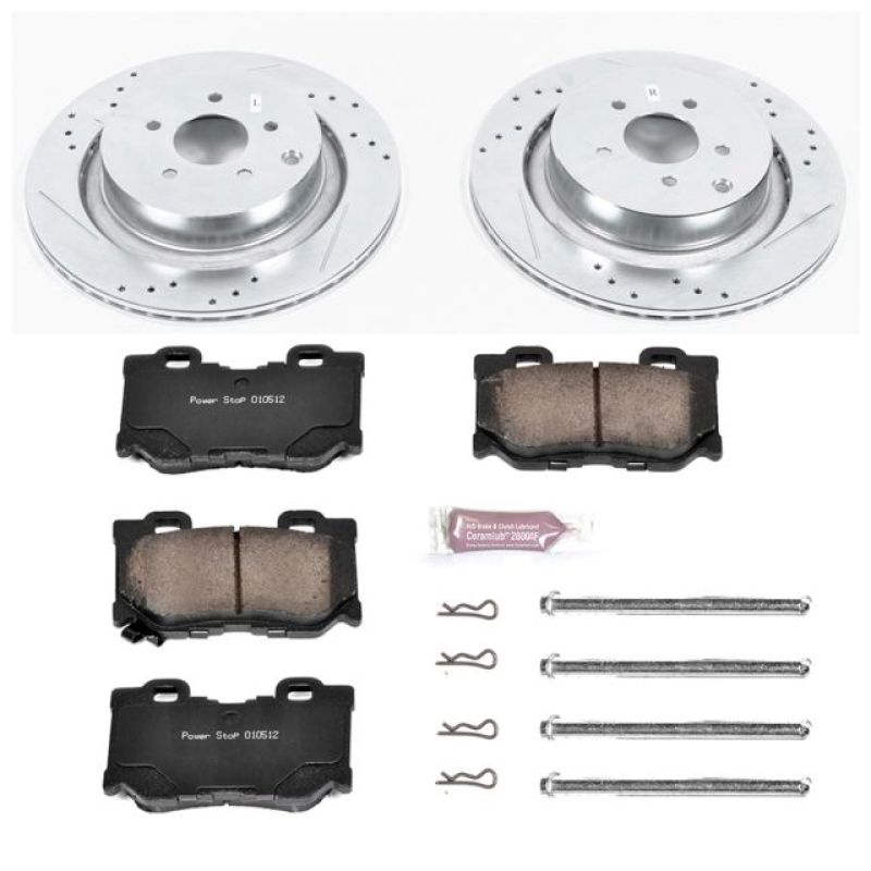 PowerStop Z23 Evolution Sport Brake Kit for 09-13 Infiniti FX50 - OneFastShop
