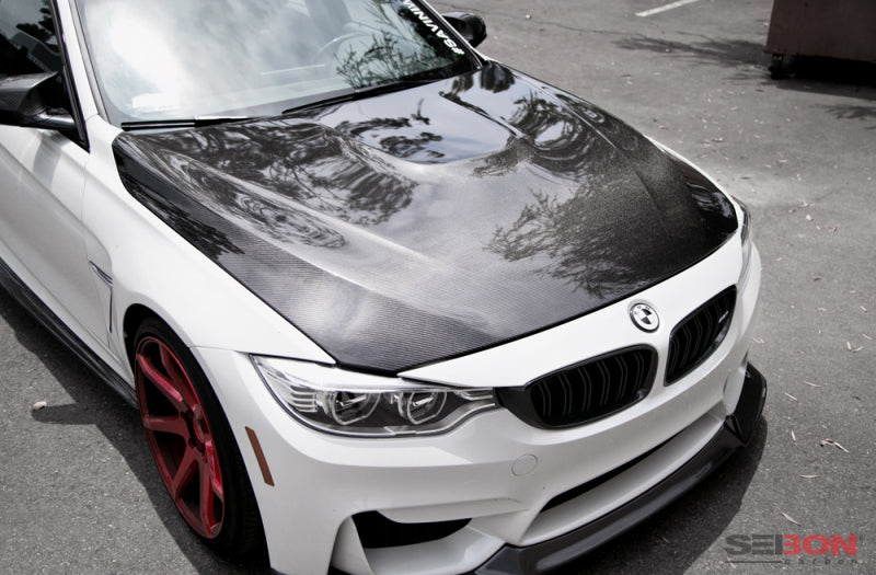 Seibon OE Style Carbon Fiber Hood for 2014+ BMW F80 - OneFastShop