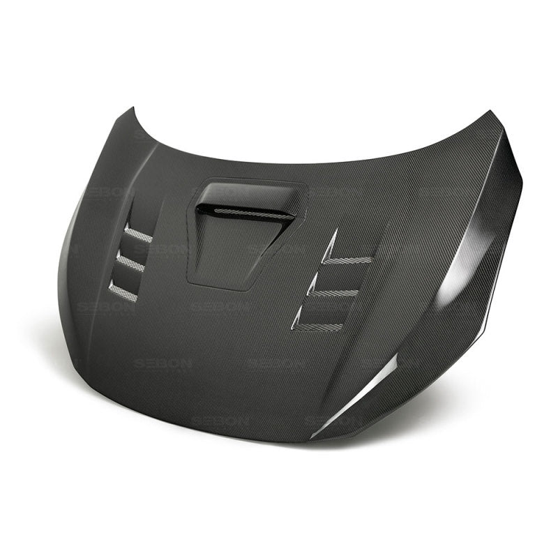 Seibon Carbon Fiber Hood for 17-18 Honda Civic Type-R TS-Style