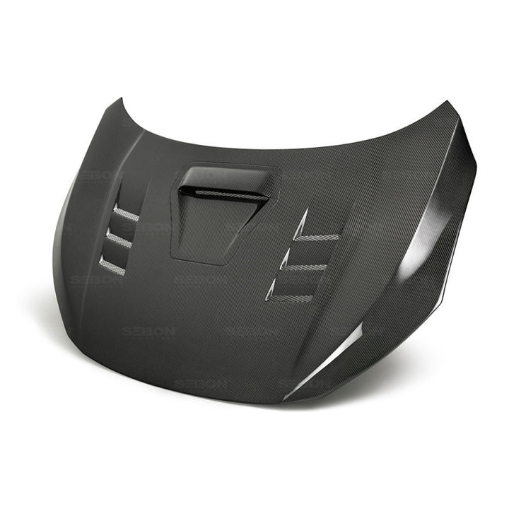 Seibon Carbon Fiber Hood for 17-18 Honda Civic Type-R TS-Style
