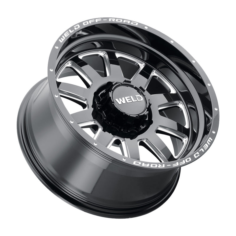 Weld Off-Road W102 20X9.0 Stealth Wheel for 5X114.3 and 5X127 Bolt Patterns ET20 BS5.75 Gloss Black (78.1) - OneFastShop