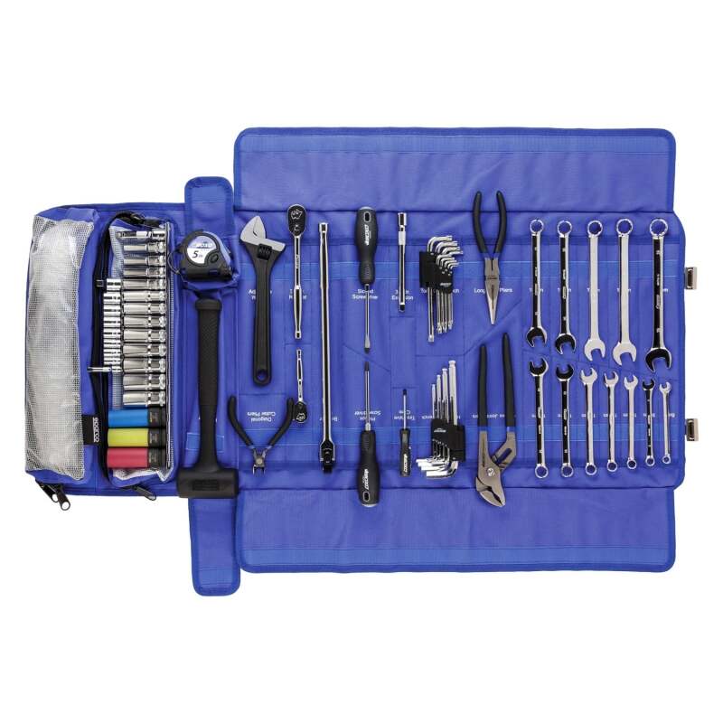 Sparco Trackside Tool Roll - With 68-Piece Mechanic Tool Set, image 3