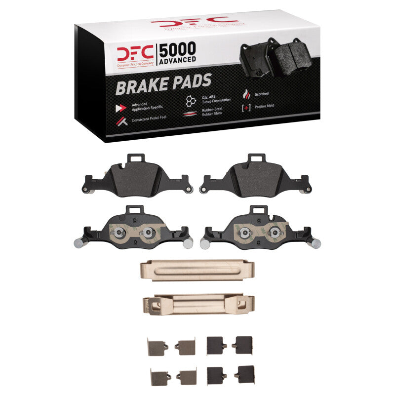 DFC 5000 Advanced Ceramic Front Brake Pads with Hardware - BMW 530i / X6 2017-2020