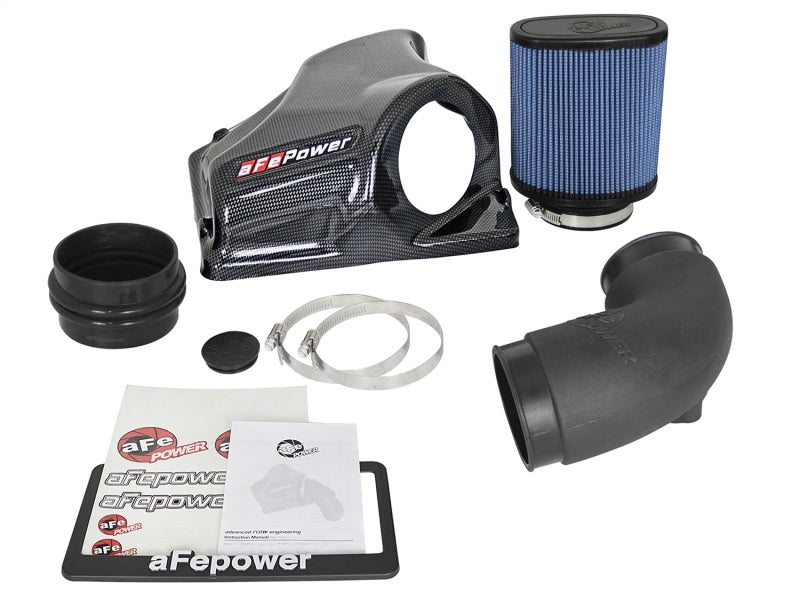 aFe Magnum FORCE Stage-2 Pro 5R Cold Air Intake System - BMW B58 340i / 440i / 740i / M240i 3.0L 2016-2021 - Chrome, image 6