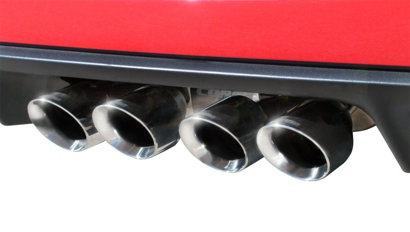 Corsa Polished Xtreme Axle-Back Exhaust for Chevrolet Corvette C6 6.0L V8 (2005-2007) - OneFastShop