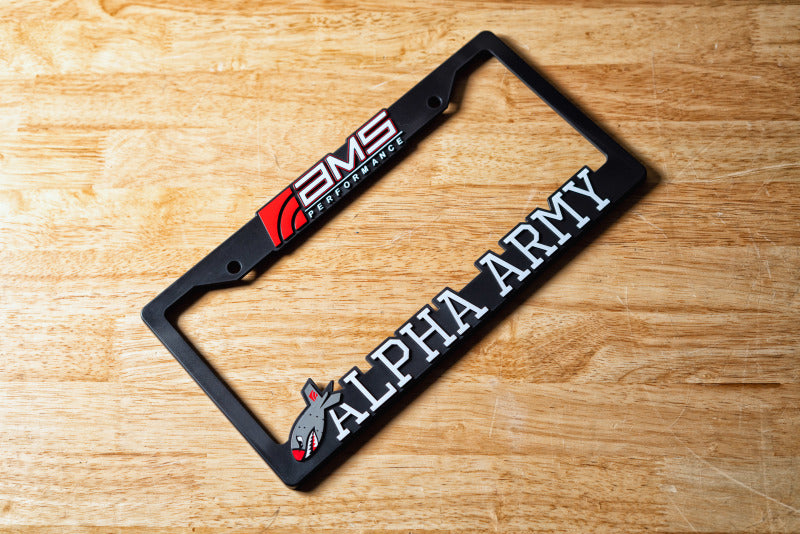 AMS Performance License Plate Frame - Alpha Army Design
