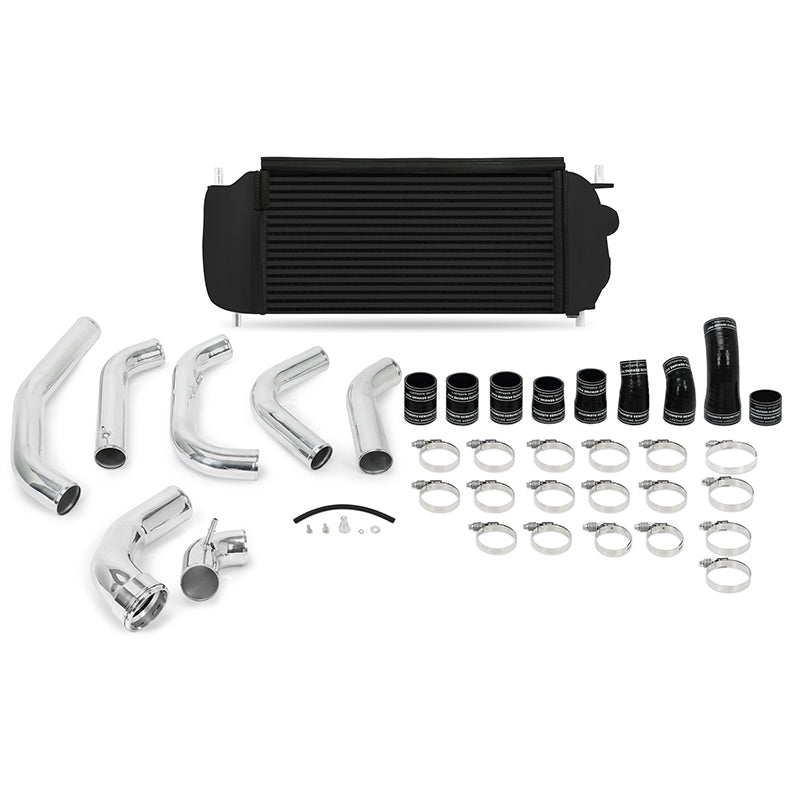 Mishimoto Black Performance Intercooler Kit w/ Polished Pipes for 2015-2016 Ford F-150 EcoBoost 3.5L