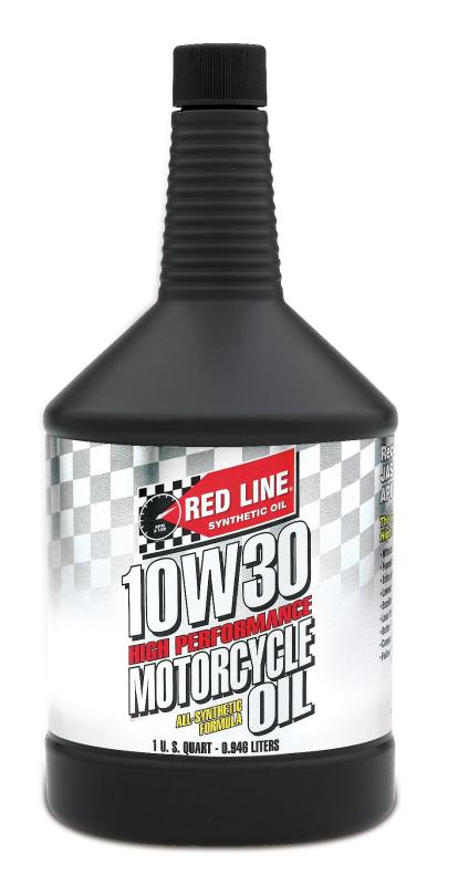 Red Line 10W30 Motorcycle Oil - 1 Quart - 12 Pack, image 2
