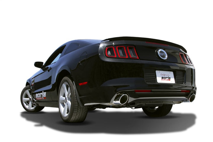 Borla Single Split Rear Exit S-Type Exhaust for Mustang GT/Boss 302 5.0L V8 RWD (13-14)
