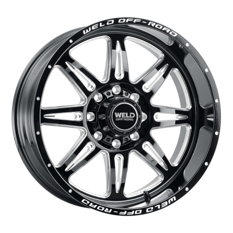 Weld Cheyenne W132 Series Wheel – 20x10 8x170 BP –18 Offset 4.75 BS 125.1 Bore Gloss Black MIL (125.1)
