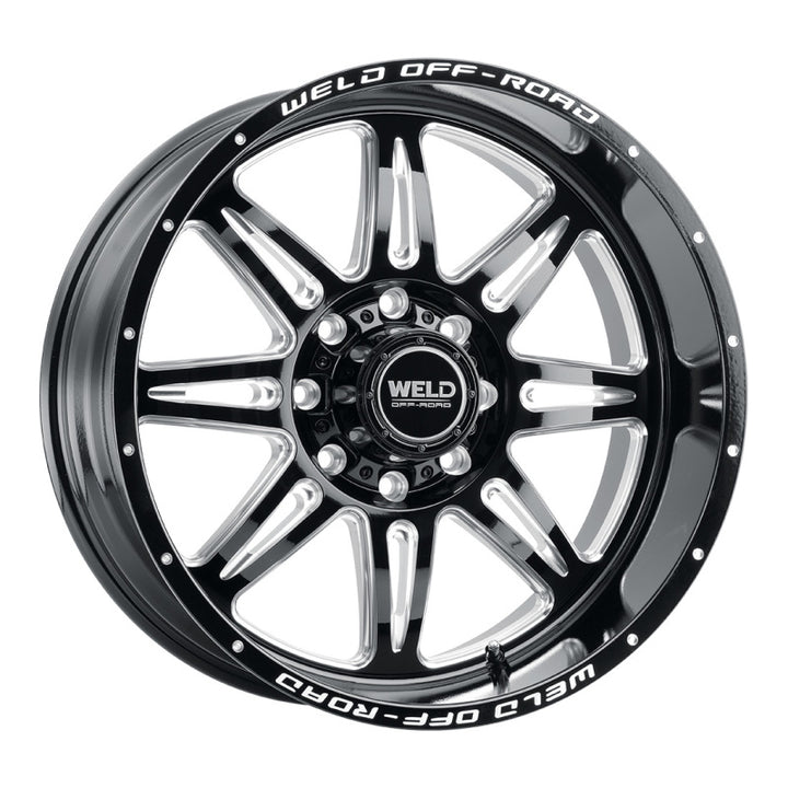 Weld Cheyenne W132 Series Wheel – 20x10 8x170 BP –18 Offset 4.75 BS 125.1 Bore Gloss Black MIL (125.1) - OneFastShop