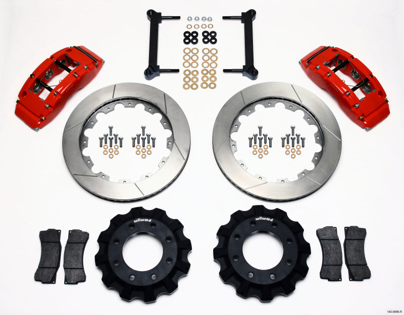 Wilwood TC6R Front Kit 16.00in Red for 1999-2010 GM H2 Truck/SUV 2500 - OneFastShop