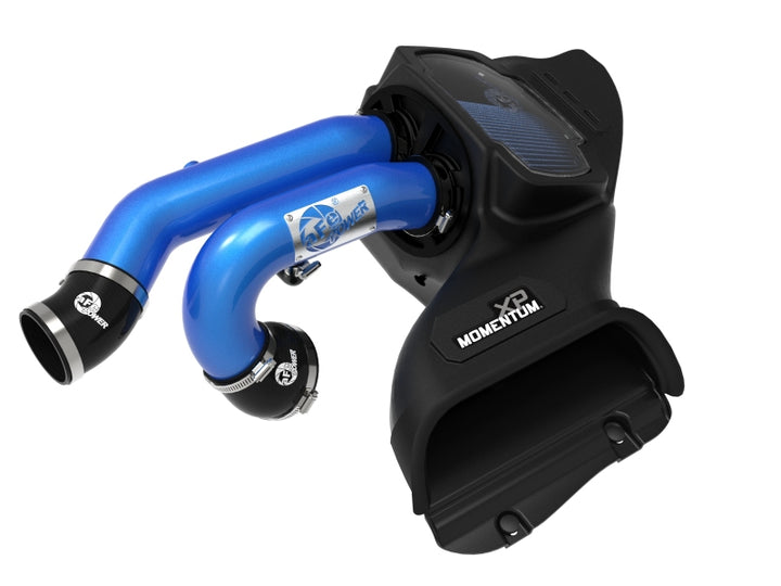 aFe Momentum XP Cold Air Intake System for 21-22 Ford F-150 Raptor V6-3.5L - Blue with Pro 5R Filter