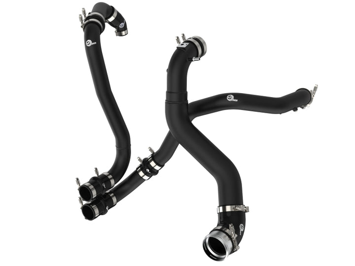 aFe BladeRunner Aluminum Charge Pipe Kit for Ford F-150 Ecoboost V6-3.5L(tt) Black - OneFastShop