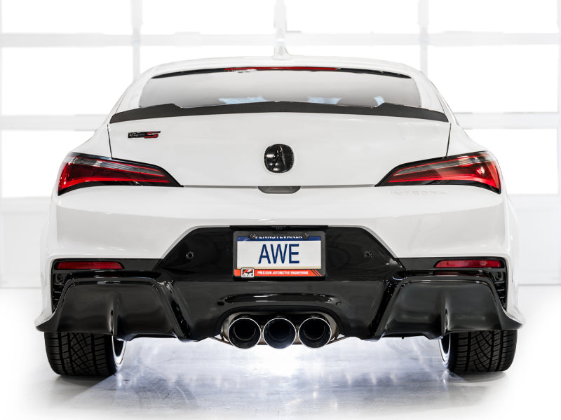 AWE Tuning Touring Edition Exhaust with Triple Chrome Silver Tips for 2024 Acura Integra Type S DE5
