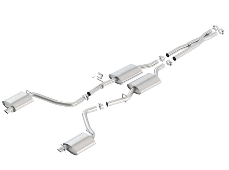 Borla S-Type Cat-Back Exhaust - Chrysler 300, Dodge Charger 2015-2023