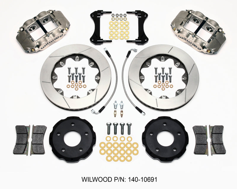 Wilwood Forged Superlite 4R ST BB Front Kit Road Race 98-02 Camaro/Firebird, 4 Piston Calipers, 12.19 Inch Rotors - OneFastShop