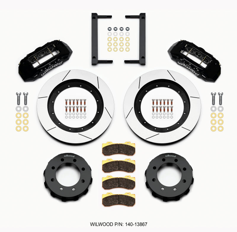 Wilwood TX6R Front Kit 16.00 in. Black for 2005–2012 Ford F250/F350 4WD - OneFastShop