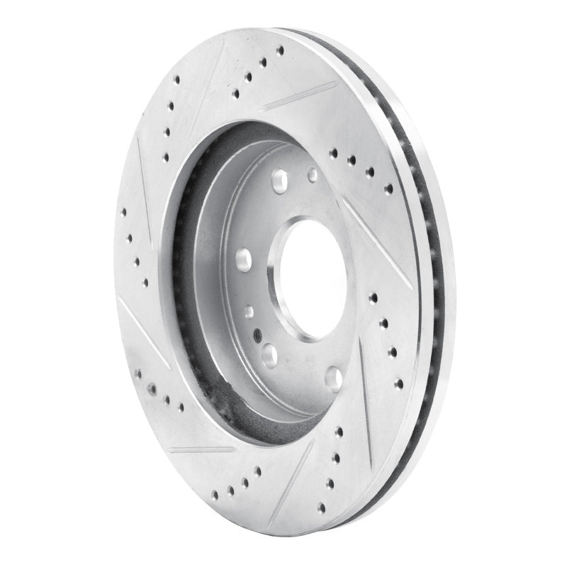 R1 05-19 Chevrolet Silverado 1500 Front Right Drilled And Slotted Brake Rotor