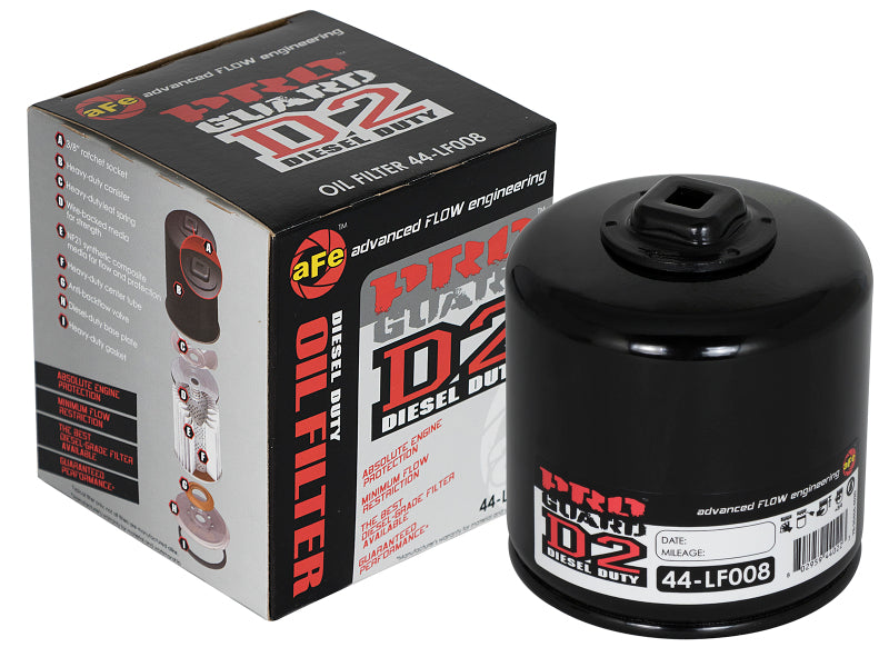 aFe Pro GUARD D2 Oil Filter Increased Flow Efficiency 93-11 Ford Gas Trucks V8 4.6L/5.4L/5.8L