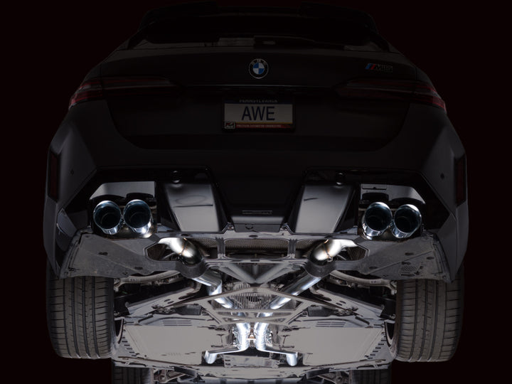 AWE Tuning BMW G90/G99 M5 Touring Edition Cat-Back Exhaust - Chrome Silver Tips