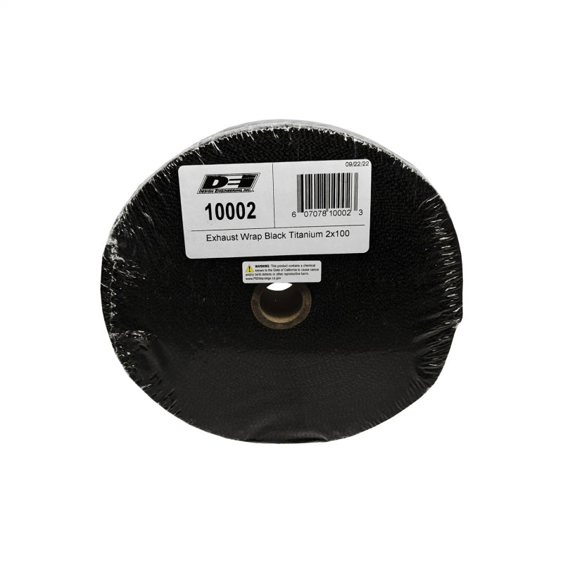 DEI Exhaust Wrap 2in x 100ft - Titanium - Black - Superior Thermal Performance