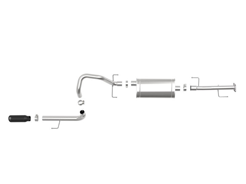 Afe Machforce XP 2.5in 304-SS Cat-Back Exhaust with Black Tip for Toyota 4Runner V6-4.0L
