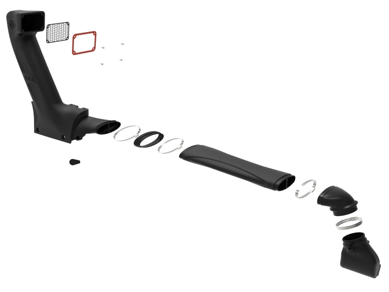 aFe POWER Dynamic Air Scoop D.A.SSnorkel for 20-26 Jeep Gladiator Mojave V6-3.5L