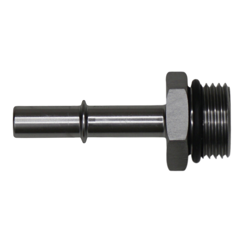 DeatschWerks 10AN ORB Male to 3/8in Male EFI Quick Connect Adapter - Titanium