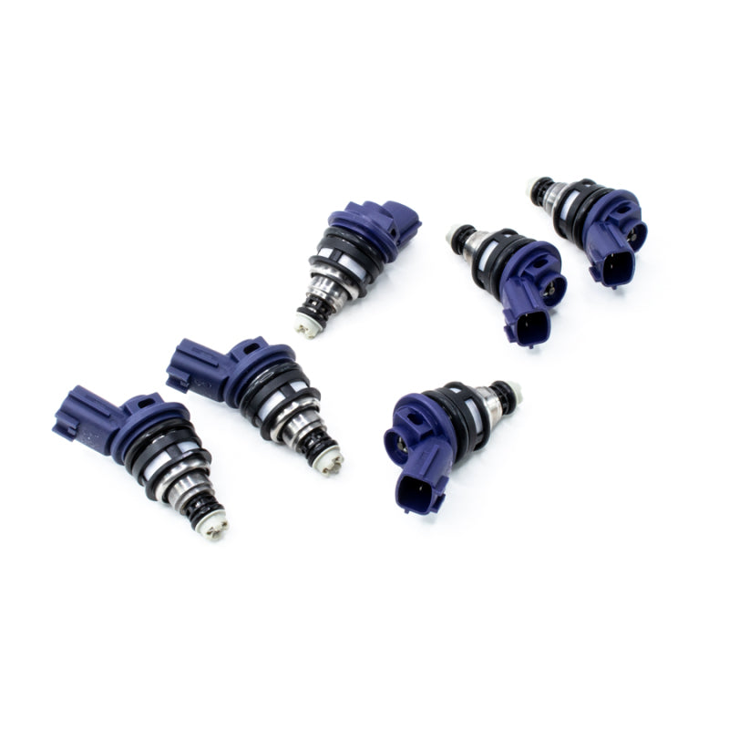 DeatschWerks 740cc Side-Feed Fuel Injectors (Set of 6) - Nissan 300ZX 1990-1996, view 2