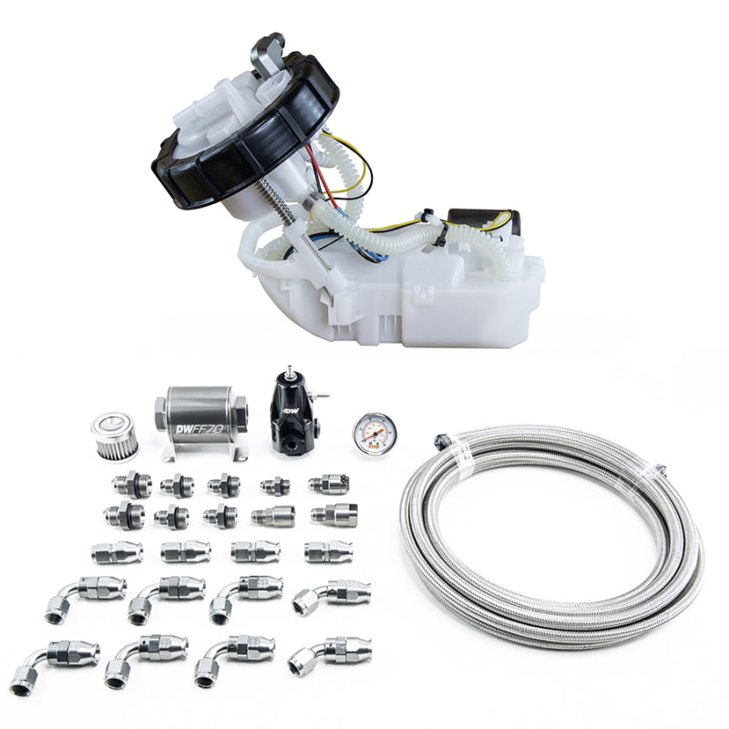 DeatschWerks DW400 415 LPH In-Tank Pump Module & Return Kit w/ PTFE Lines - Honda Civic 2001-2006 / Acura RSX 2002-2006