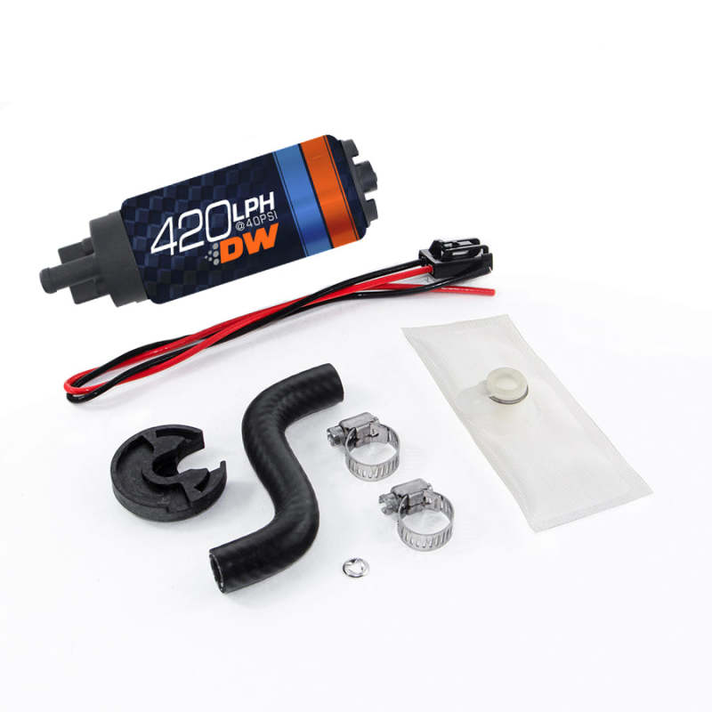 DeatschWerks DW420 420 LPH In-Tank Fuel Pump Install Kit - Ford Mustang 1985-1997
