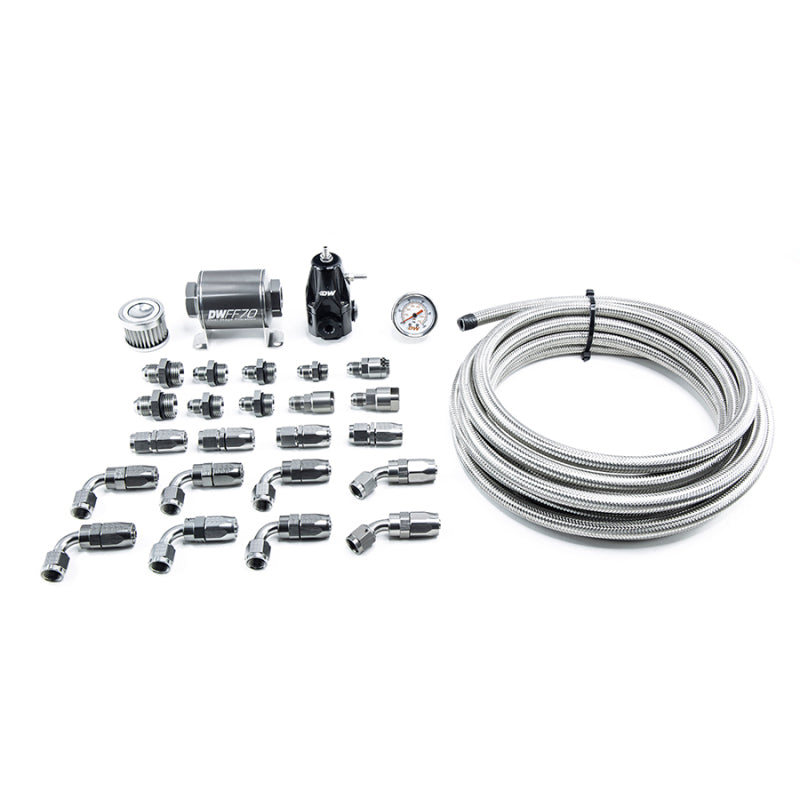 DeatschWerks Return Plumbing Kit w/ CPE Fuel Lines - Honda Civic / Acura RSX / ILX 2001-2015