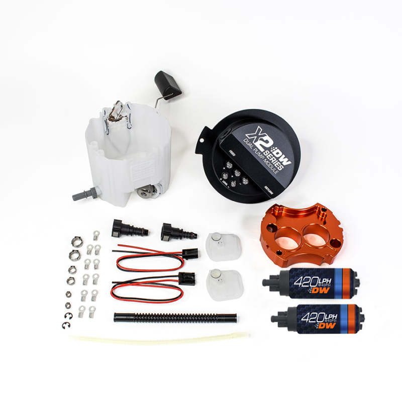 DeatschWerks X2 Series Dual DW420 Fuel Pump Module - Chevrolet Camaro / Cadillac CTS 2008-2017