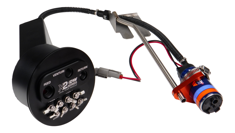 DeatschWerks X2 Surge Module w/ Dual DW420 Pumps - Nissan 240SX 1994-1998